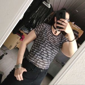 Take Me To Your Leader Mesh Top